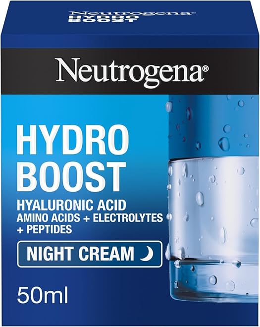 NEUTROGENA Hydro Boost Night Face Cream product packaging