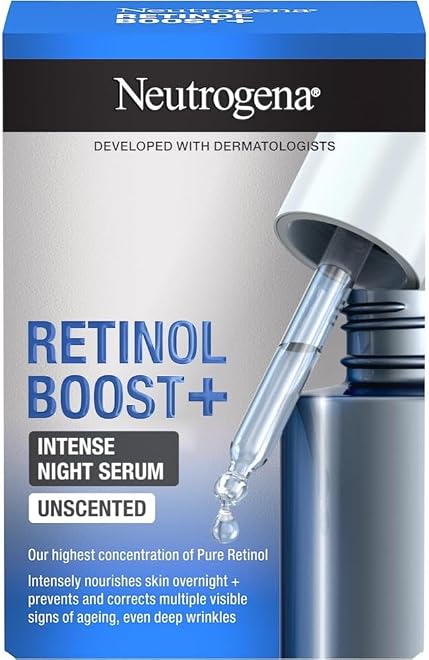 NEUTROGENA Retinol Boost+ Intense Night Serum product packaging