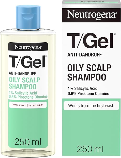 NEUTROGENA T/GEL Oily Scalp Anti-Dandruff Shampoo product packaging