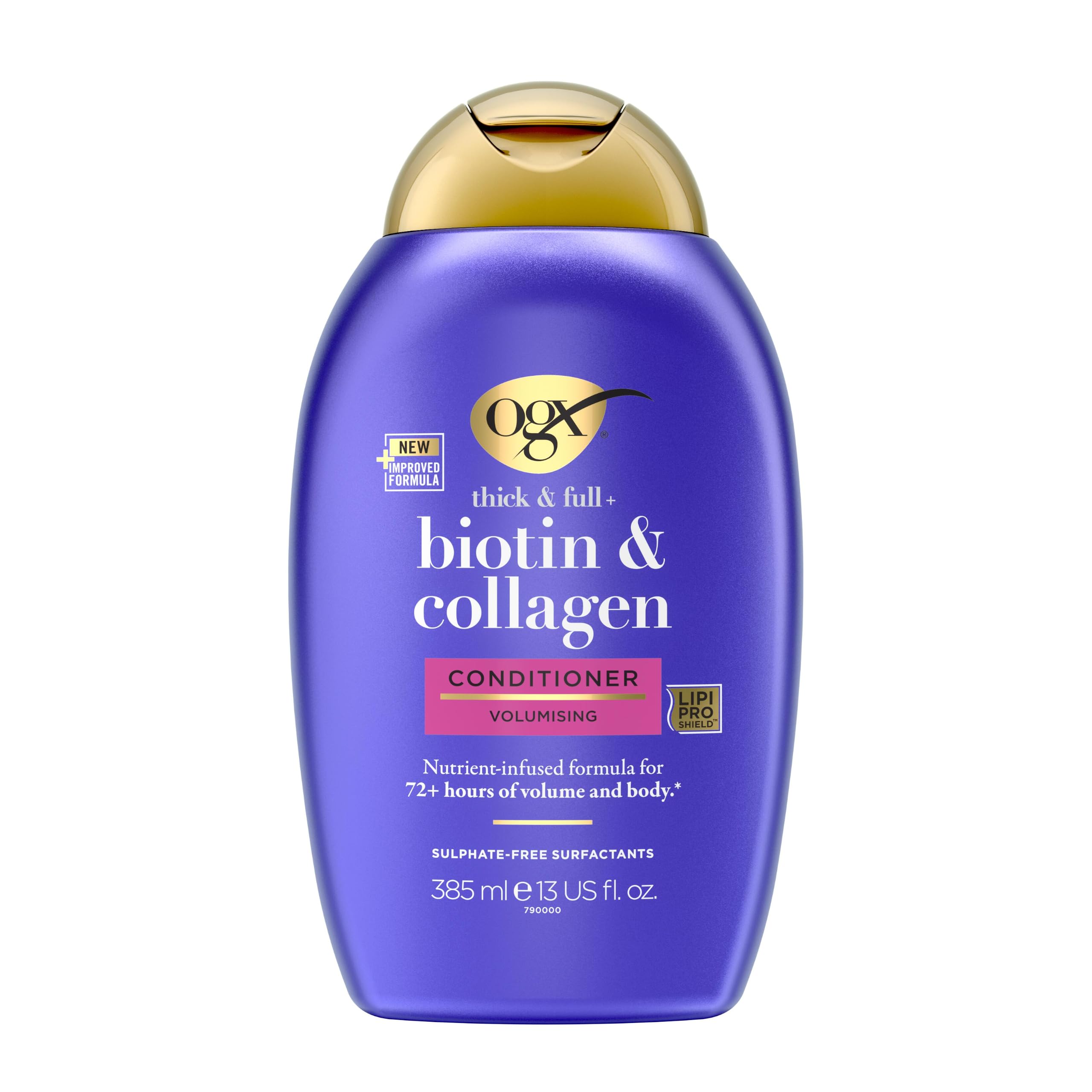 OGX Biotin & Collagen Volumising Conditioner product packaging