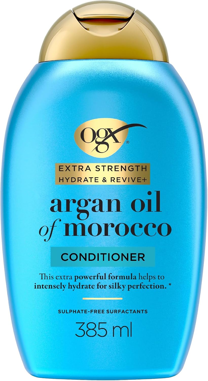 OGX Extra Strength Argan Oil Conditioner product packaging