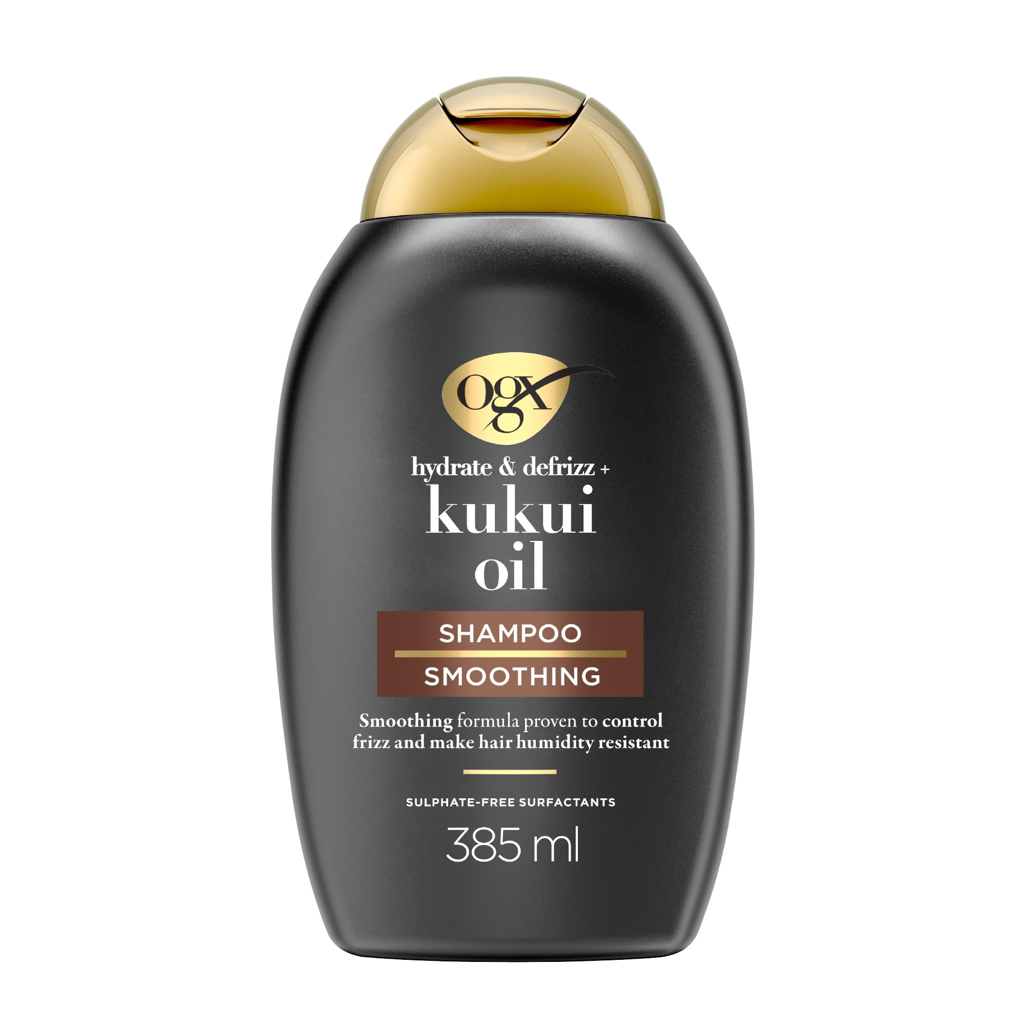 OGX Kukui Oil Hydrate & Defrizz Shampoo product packaging