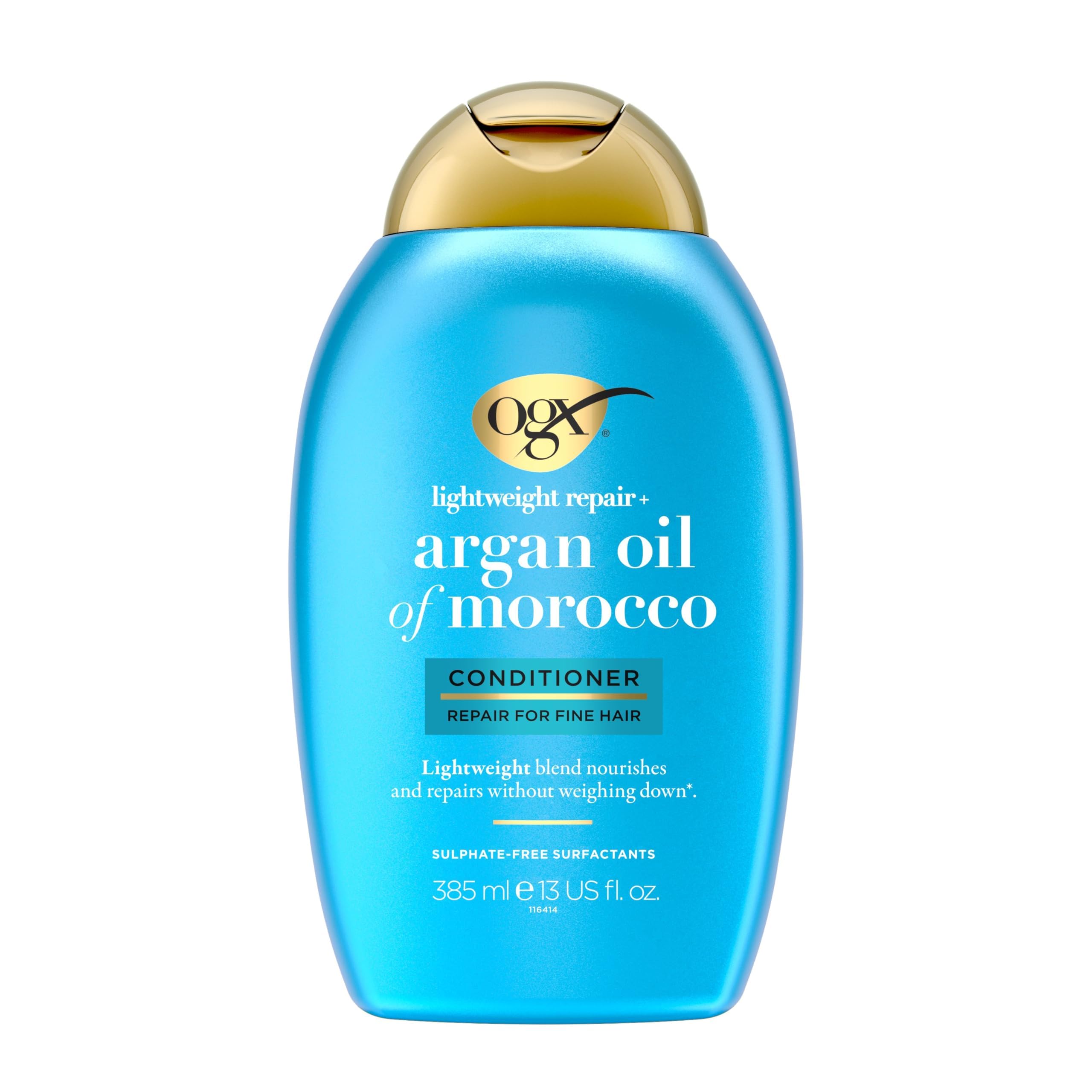 OGX Weightless Argan Oil Conditioner product packaging