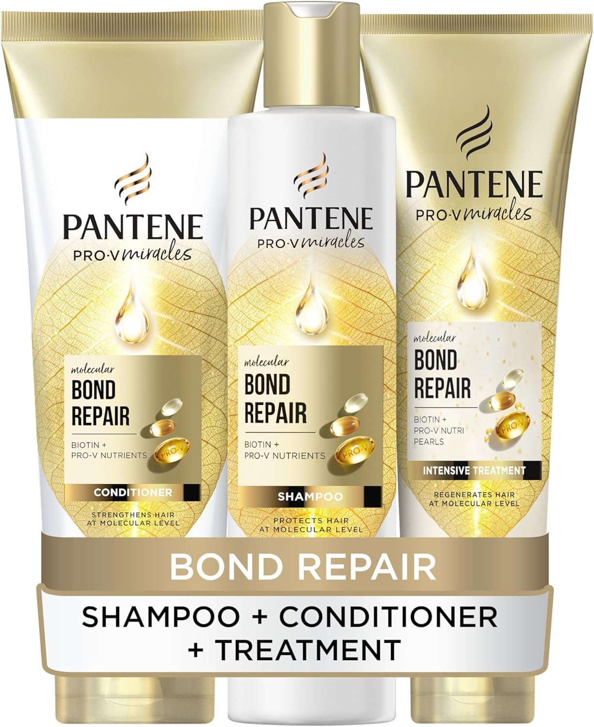 PANTENE Molecular Bond Repair 3-Step Set product packaging
