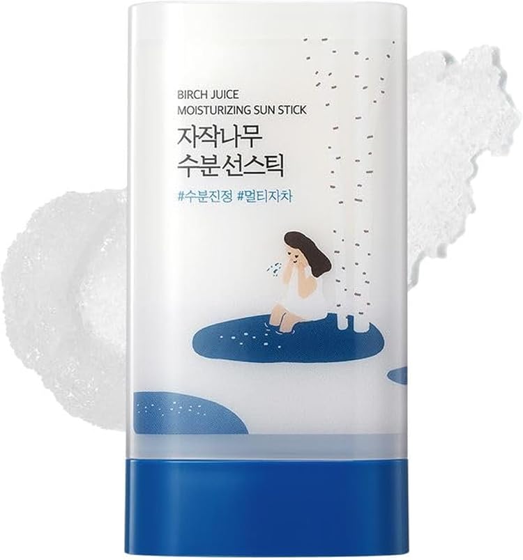 ROUND LAB Birch Juice Moisturizing Sun Stick SPF 50+ product packaging