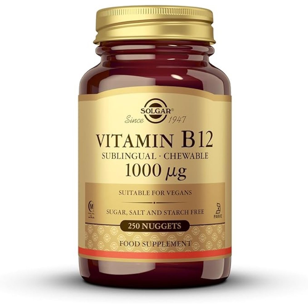 SOLGAR Vitamin B12 1000µg Nuggets product packaging