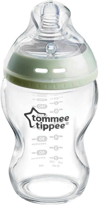 TOMMEE TIPPEE Natural Start Glass Baby Bottle product packaging