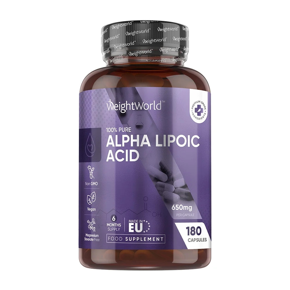 WEIGHTWORLD Alpha Lipoic Acid Capsules product packaging