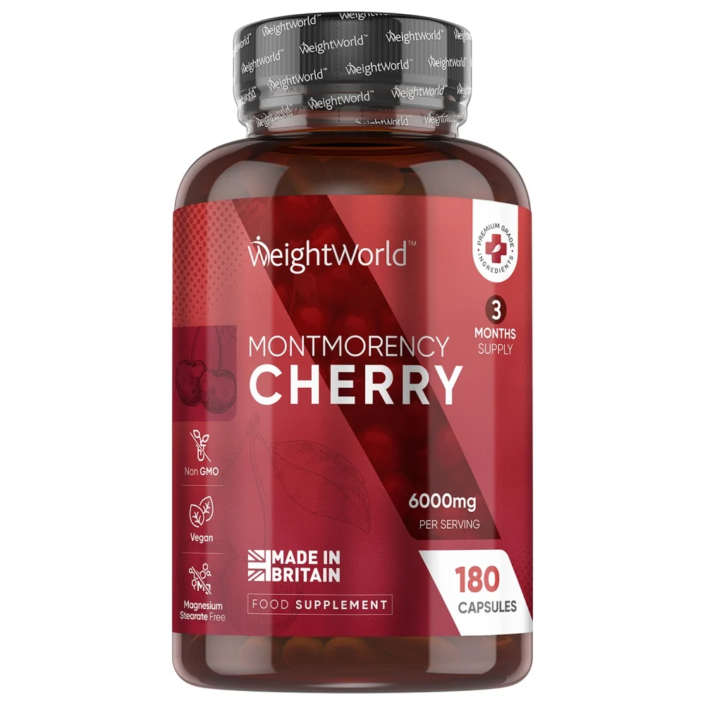 WEIGHTWORLD Montmorency Cherry Capsules product packaging