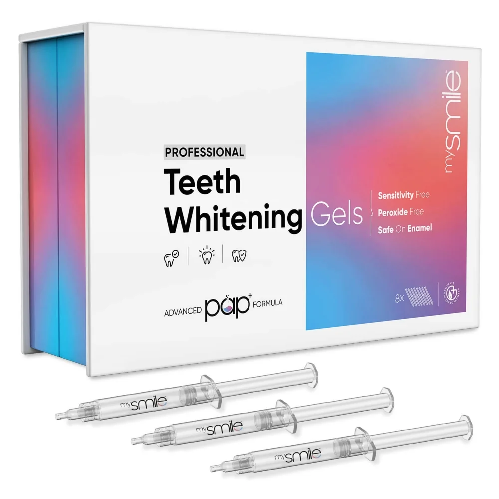 WEIGHTWORLD mysmile Teeth Whitening Gel Refills product packaging