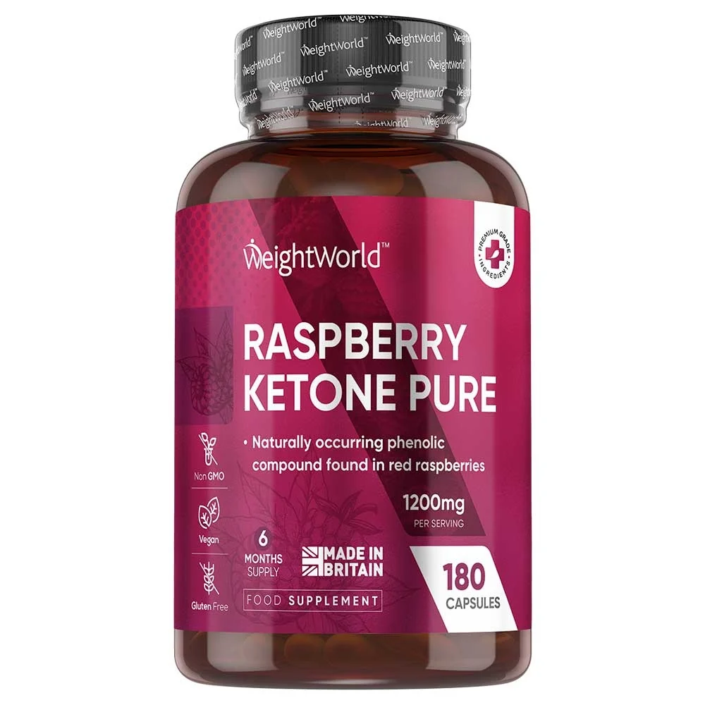 WEIGHTWORLD Raspberry Ketone Pure Capsules product packaging