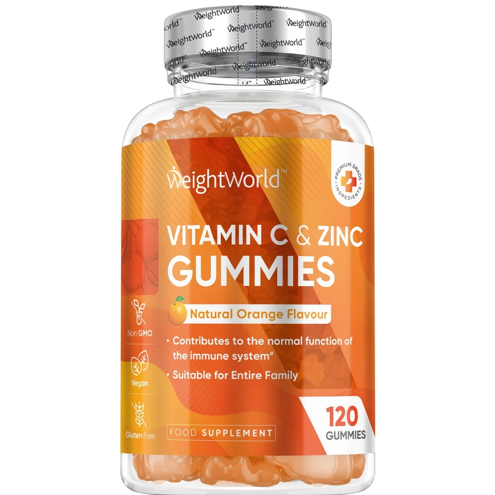 WEIGHTWORLD Vitamin C & Zinc Gummies product packaging